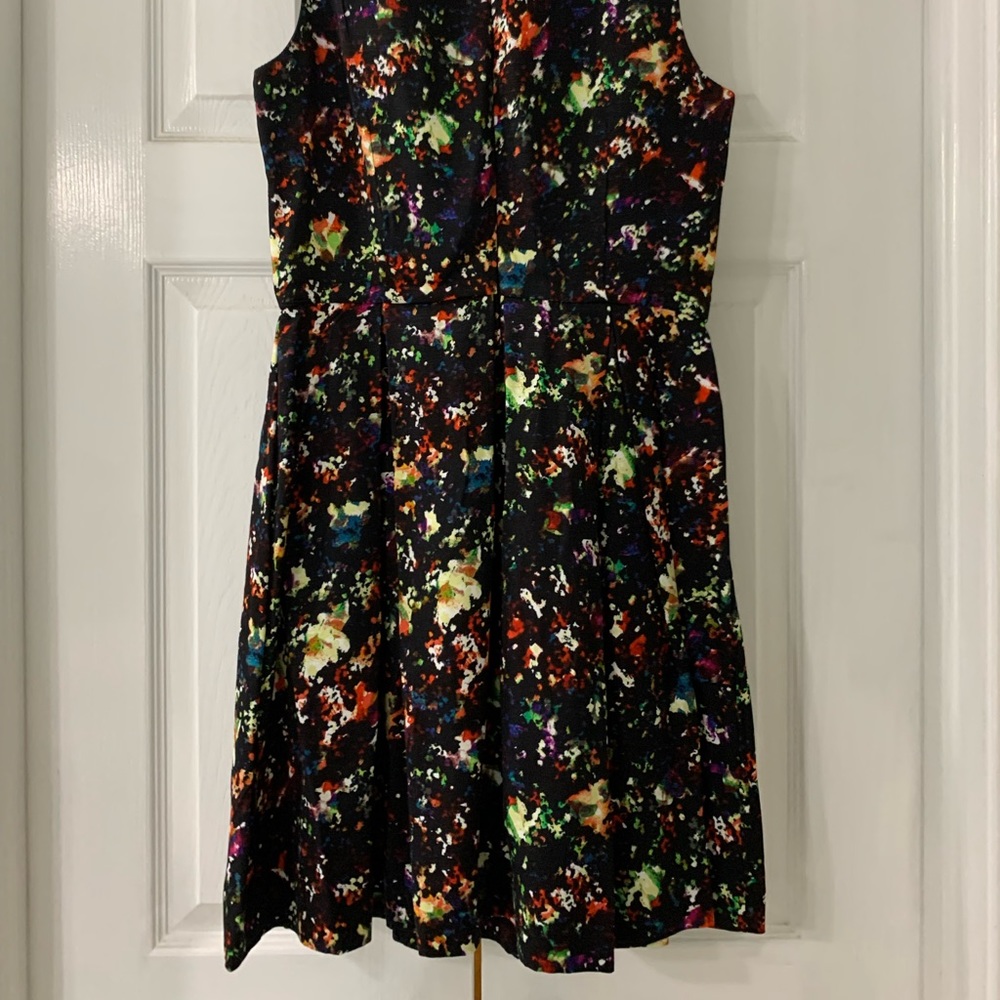 Gap Contemporary Splatter Paint Pattern Dress - image 2